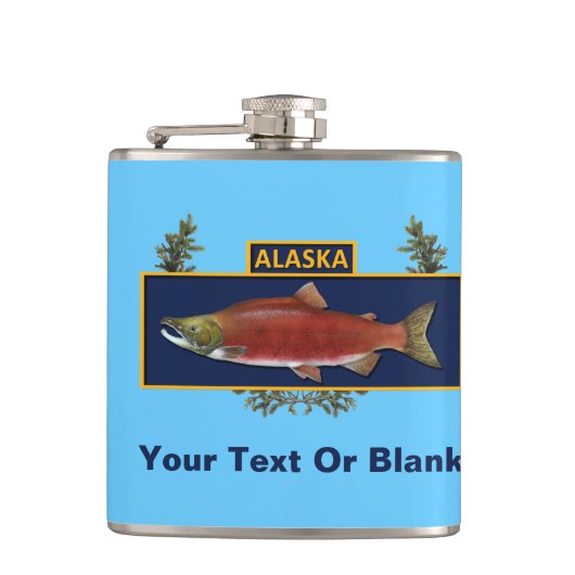 Alaska Combat Fisherman Badge Heupfles (Voorkant)