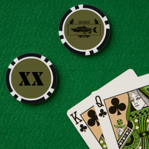Alaska Combat Fisherman Badge - ingetogen Poker Chips