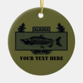 Alaska Combat Fisherman Badge Keramisch Ornament (Voorkant)