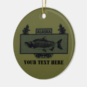 Alaska Combat Fisherman Badge Keramisch Ornament (Links)