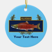 Alaska Combat Fisherman Badge Keramisch Ornament (Voorkant)