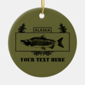 Alaska Combat Fisherman Badge Keramisch Ornament (Voorkant)