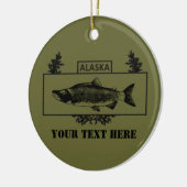 Alaska Combat Fisherman Badge Keramisch Ornament (Links)