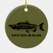 Alaska Combat Fisherman Badge Keramisch Ornament (Achterkant)