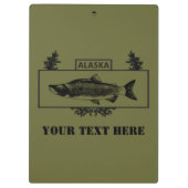 Alaska Combat Fisherman Badge Klembord (Achterkant)