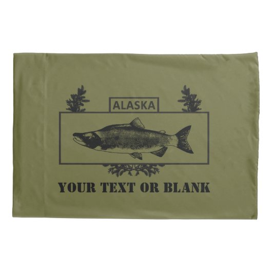 Alaska Combat Fisherman Badge Kussensloop (Achterkant)