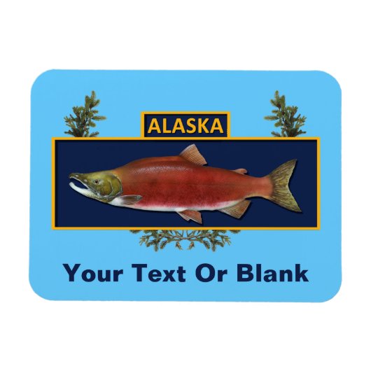 Alaska Combat Fisherman Badge Magneet (Horizontaal)