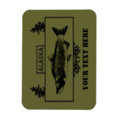 Alaska Combat Fisherman Badge Magneet (Verticaal)