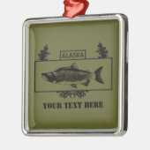 Alaska Combat Fisherman Badge Metalen Ornament (Links)
