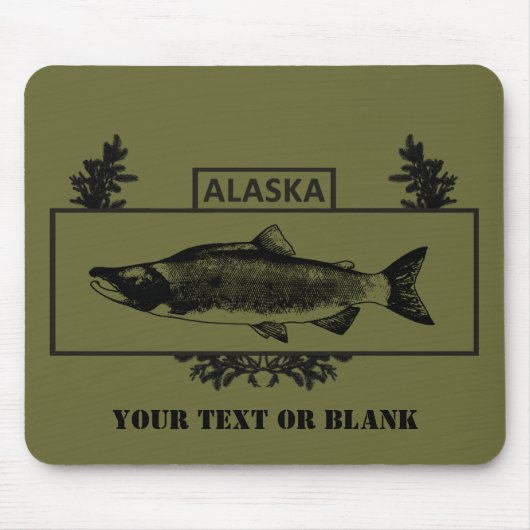 Alaska Combat Fisherman Badge Muismat (Voorkant)