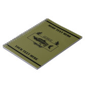 Alaska Combat Fisherman Badge Notitieboek (Linkerzijde)