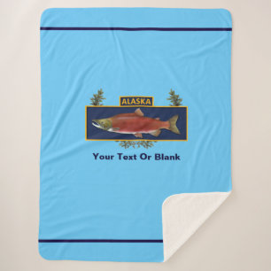Alaska Combat Fisherman Badge Sherpa Deken