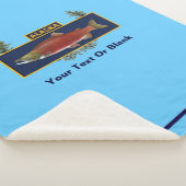 Alaska Combat Fisherman Badge Sherpa Deken (3/4)