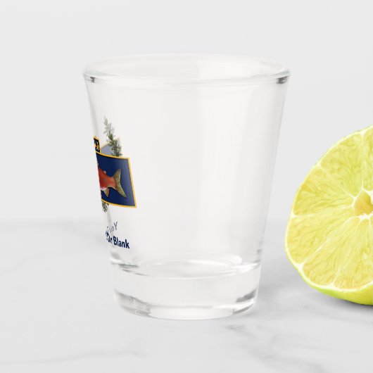 Alaska Combat Fisherman Badge Shot Glas (Rechts)