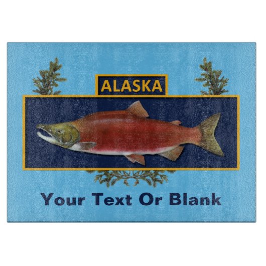 Alaska Combat Fisherman Badge Snijplank (Voorkant)