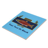 Alaska Combat Fisherman Badge Tegeltje (Zijkant)