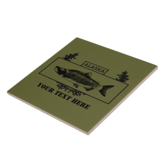 Alaska Combat Fisherman Badge Tegeltje (Zijkant)