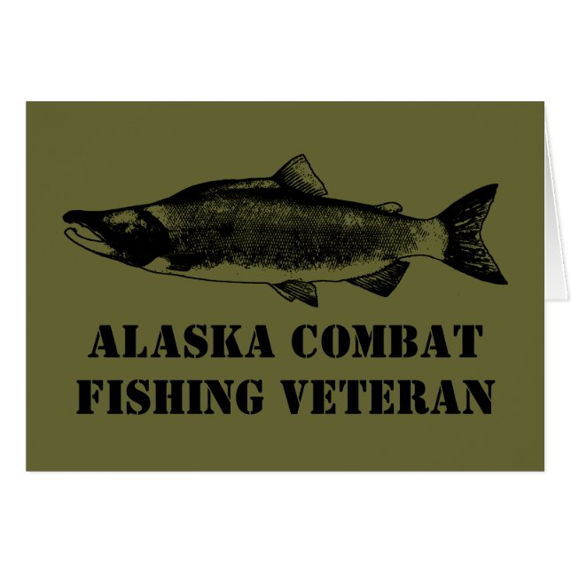 Alaska Combat Vissen Veteran (Voorkant Horizontaal)