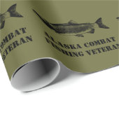 Alaska Combat Vissen Veteran Cadeaupapier (Rol Hoek)