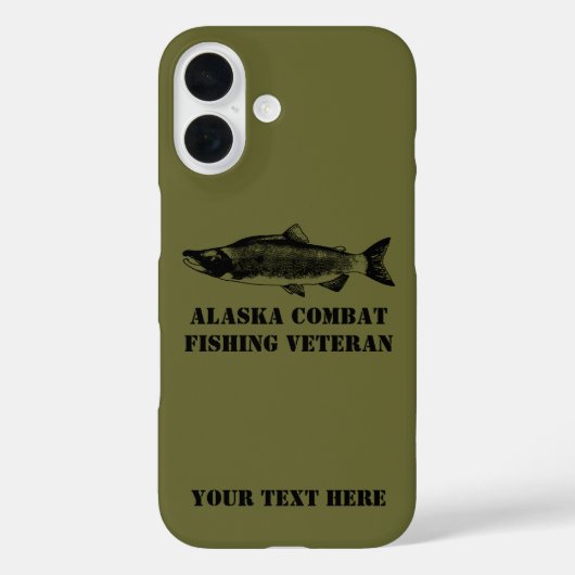 Alaska Combat Vissen Veteran Case-Mate iPhone Case (Achterkant)