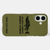 Alaska Combat Vissen Veteran Case-Mate iPhone Case (Achterkant (horizontaal))