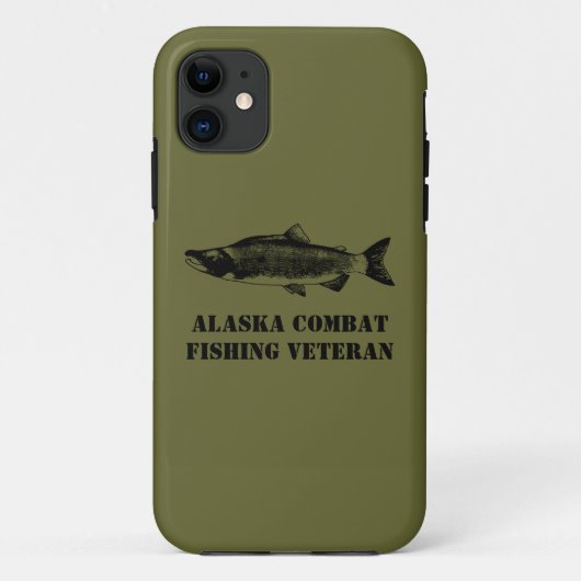Alaska Combat Vissen Veteran Case-Mate iPhone Case (Achterkant)
