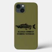 Alaska Combat Vissen Veteran Case-Mate iPhone Case (Achterkant)
