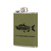 Alaska Combat Vissen Veteran Heupfles (Links)