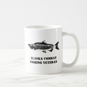 Alaska Combat Vissen Veteran Koffiemok
