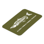 Alaska Combat Vissen Veteran Magneet (Linkerzijde)