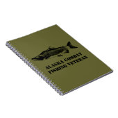 Alaska Combat Vissen Veteran Notitieboek (Rechterzijde)