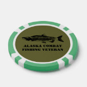 Alaska Combat Vissen Veteran Poker Chips (Enkel)