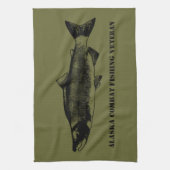Alaska Combat Vissen Veteran Theedoek (Verticaal)