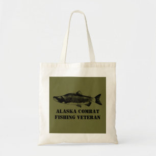 Alaska Combat Vissen Veteran Tote Bag