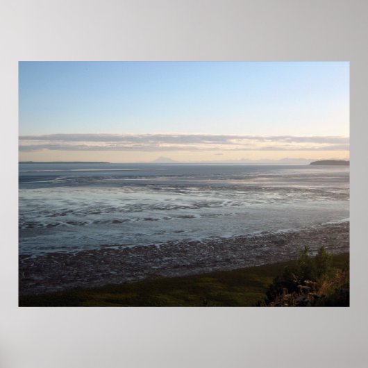 Alaska Cook Inlet Mt Redoubt van Zaereth Poster (Voorkant)