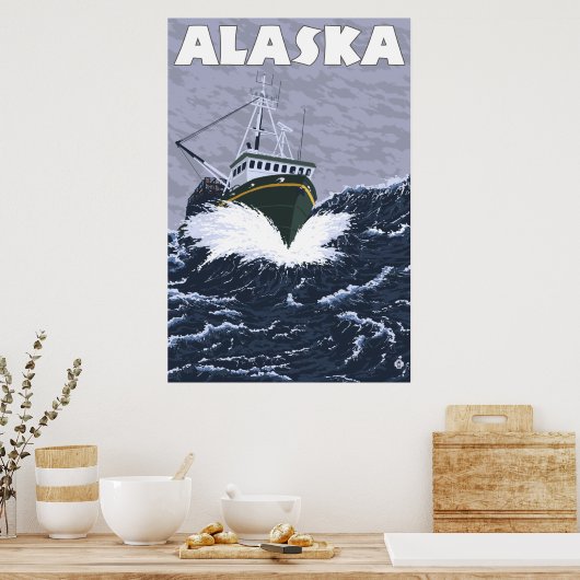 Alaska - Crab Boat Poster (Keuken)