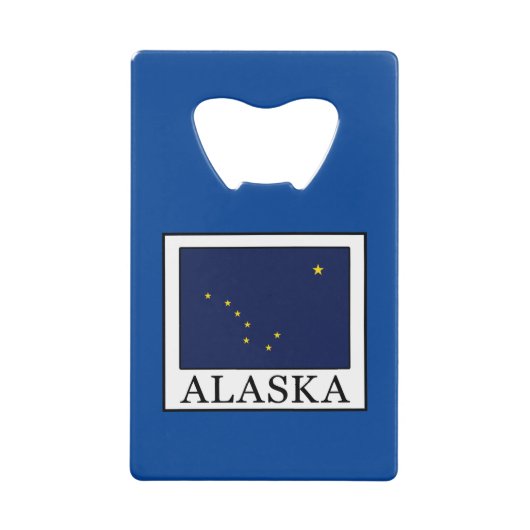 Alaska Creditkaart Flessenopener (Voorkant)