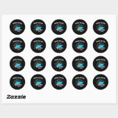 Alaska Cruise 2023 Alaska Cruise familie Ronde Sticker (Vel)