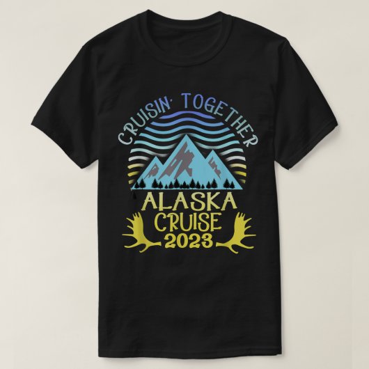 Alaska Cruise 2023 Family or Group Vacation T-shirt (Design voorkant)