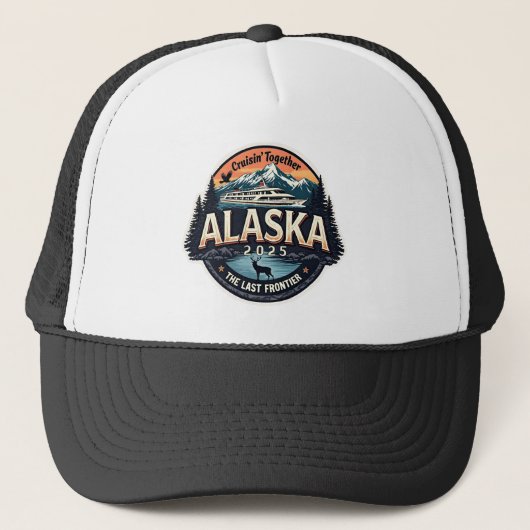 Alaska Cruise 2025 Cruise samen Trucker Pet (Voorkant)