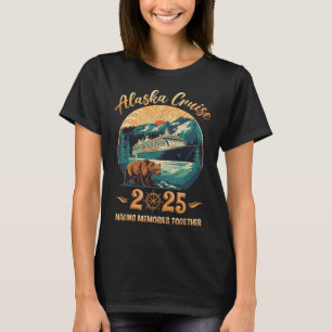 Alaska-cruise 2025 Familie Avontuur Matching Famil T-shirt