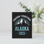 Alaska Cruise 2025 Familie Vrienden Vakantie Reize Briefkaart (Staand voorkant)