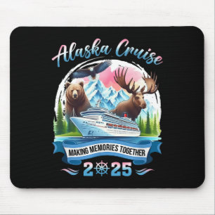 Alaska-cruise 2025 Herinneringen Maken Samen Groep Muismat
