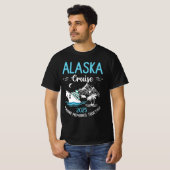 Alaska Cruise 2025 Matching Familie Vrienden T-shirt (Voorkant volledig)