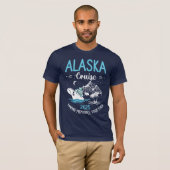 Alaska Cruise 2025 Matching Family T-shirt (Voorkant volledig)