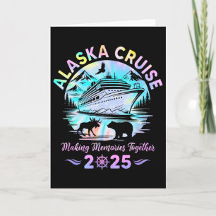 Alaska-cruise 2025 passende familie vrienden groep kaart