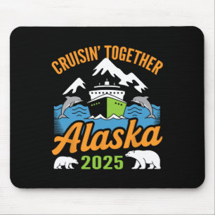 Alaska-cruise 2025 Samen cruisen Familie vakantie Muismat