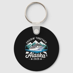 Alaska-cruise 2025 Samen Cruisen Familie Vakantie Sleutelhanger
