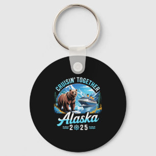 Alaska-cruise 2025 Samen Cruisen Familie Vakantie Sleutelhanger