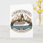 Alaska-cruise 2025 Samen Herinneringen Maken  Kaart (Gele Bloem)